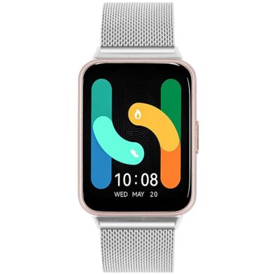 Ремінець Deexe Milanese Bracelet для Samsung Galaxy Fit 3 - Silver