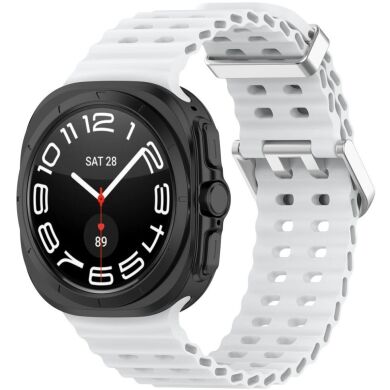 Ремінець Deexe Ocean Strap для Samsung Galaxy Watch Ultra (47mm) - White