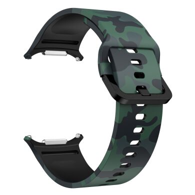 Ремешок Deexe Silicone Watchband для Samsung Galaxy Watch Ultra (47mm) / Ultra (2025) - Army / Green