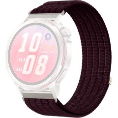 Ремінець Deexe Soft Weave для для годинників з шириною кріплення 18мм - Smoky Purple
