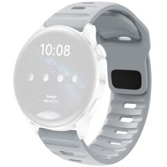 Ремешок Deexe Sport Band для часов с шириной крепления 22 мм - Grey / Blue