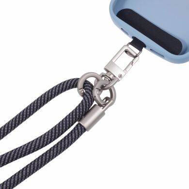 Ремешок для смартфона Deexe Crossbody Strap - Black / Gray