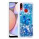 Силиконовая (TPU) накладка Deexe Fashion Glitter для Samsung Galaxy A10s (A107) - Blue Butterfly. Фото 3 из 7