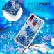 Силиконовая (TPU) накладка Deexe Fashion Glitter для Samsung Galaxy A10s (A107) - Blue Butterfly. Фото 4 из 7