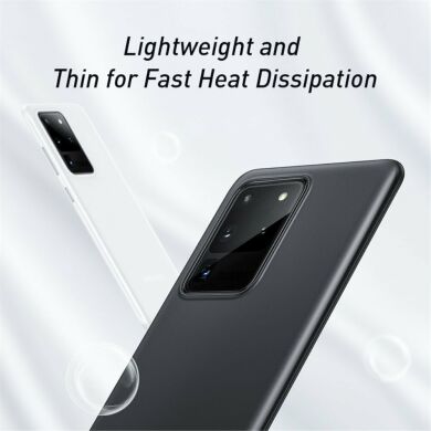 Силиконовый (TPU) чехол BASEUS Ultra Thin Matte для Samsung Galaxy S20 Ultra (G988) - Black