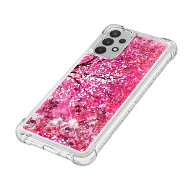 Силіконовий (TPU) чохол Deexe Fashion Glitter для Samsung Galaxy A32 (А325) - Cherry Blossom
