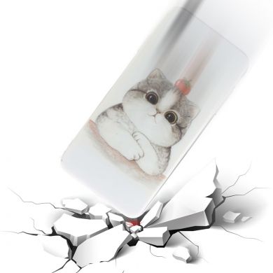 Силіконовий (TPU) чохол Deexe Life Style для Samsung Galaxy J4+ (J415), Cute Cat