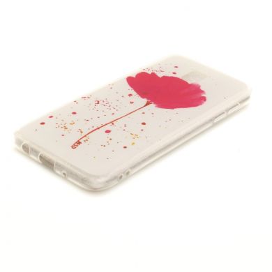 Силиконовый (TPU) чехол Deexe Life Style для Samsung Galaxy J5 2017 (J530) - Red Flower