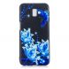 Силиконовый (TPU) чехол Deexe Life Style для Samsung Galaxy J6+ (J610) - Blue Flower and Butterfly. Фото 2 из 5