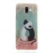 Силіконовий (TPU) чохол Deexe Life Style для Samsung Galaxy J6+ (J610), Black and White Cats