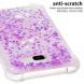 Силіконовий (TPU) чохол Deexe Liquid Glitter для Samsung Galaxy J4+ (J415) - Light Purple