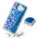 Силиконовый (TPU) чехол Deexe Liquid Glitter для Samsung Galaxy J6+ (J610) Blue Butterflies