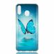 Силіконовий (TPU) чохол Deexe LumiCase для Samsung Galaxy M20 (M205) - Blue Butterfly