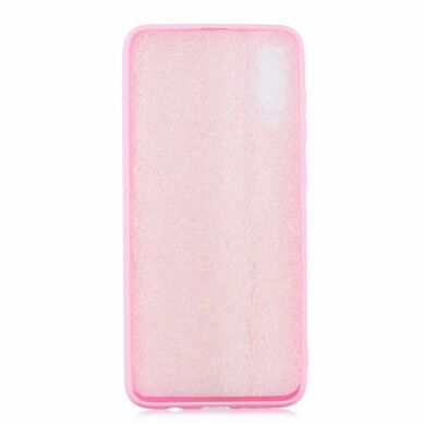 Силіконовий (TPU) чохол Deexe Matte Case для Samsung Galaxy A70 (A705) - Pink