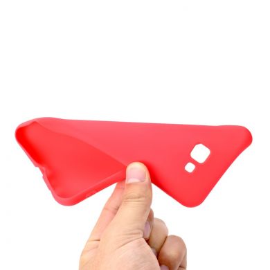 Силіконовий (TPU) чохол Deexe Matte Case для Samsung Galaxy J4+ (J415) - Red