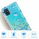 Силіконовий (TPU) чохол Deexe Pretty Glossy для Samsung Galaxy A31 (A315) - Blue Flowers
