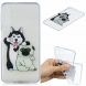 Силиконовый (TPU) чехол Deexe Pretty Glossy для Samsung Galaxy A7 2018 (A750) - Husky and Shar Pei. Фото 1 из 5
