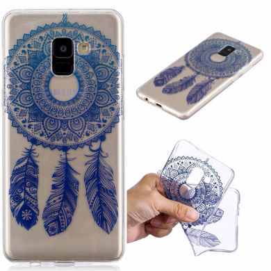 Силиконовый (TPU) чехол Deexe Pretty Glossy для Samsung Galaxy A8+ (A730) - Dream Catcher