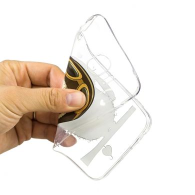 Силиконовый (TPU) чехол Deexe Pretty Glossy для Samsung Galaxy J4 2018 (J400) - Owl