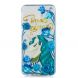Силіконовий (TPU) чохол Deexe Pretty Glossy для Samsung Galaxy J6+ (J610) - Unicorn and Blue Flower