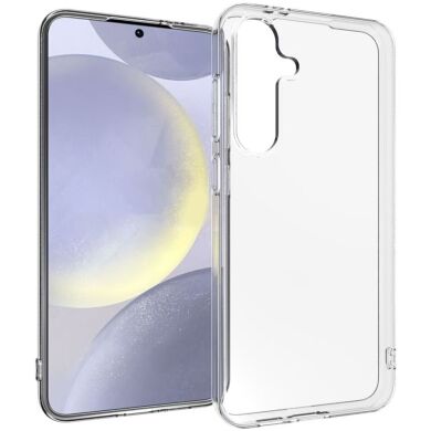 Силиконовый (TPU) чехол Deexe UltraThin для Samsung Galaxy S24 FE (S721) - Transparent