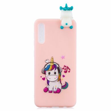 Силіконовий (TPU) чохол UniCase 3D Pattern для Samsung Galaxy A50 (A505) / A30s (A307) / A50s (A507), Unicorn Enjoying Music