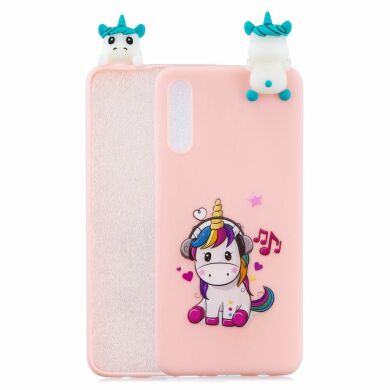 Силіконовий (TPU) чохол UniCase 3D Pattern для Samsung Galaxy A50 (A505) / A30s (A307) / A50s (A507), Unicorn Enjoying Music