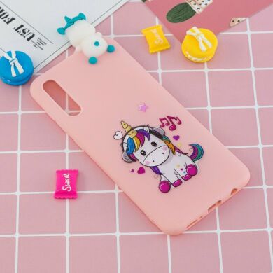 Силіконовий (TPU) чохол UniCase 3D Pattern для Samsung Galaxy A50 (A505) / A30s (A307) / A50s (A507), Unicorn Enjoying Music