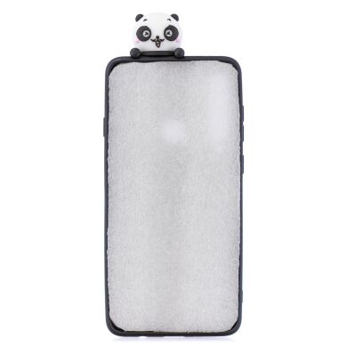 Силиконовый (TPU) чехол UniCase 3D Pattern для Samsung Galaxy A9 2018 (A920) - Panda / Black Background