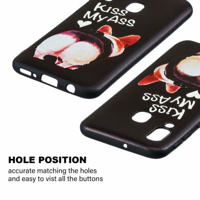 Силіконовий (TPU) чохол UniCase Color Style для Samsung Galaxy A40 (А405) - Kiss My Ass