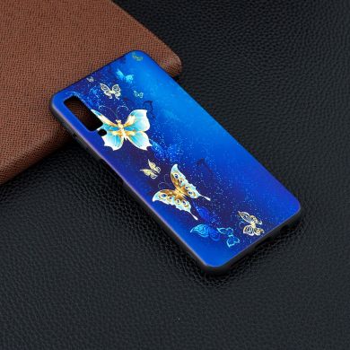 Силиконовый (TPU) чехол UniCase Color Style для Samsung Galaxy A7 2018 (A750) - Butterfly Pattern