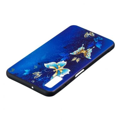 Силиконовый (TPU) чехол UniCase Color Style для Samsung Galaxy A7 2018 (A750) - Butterfly Pattern
