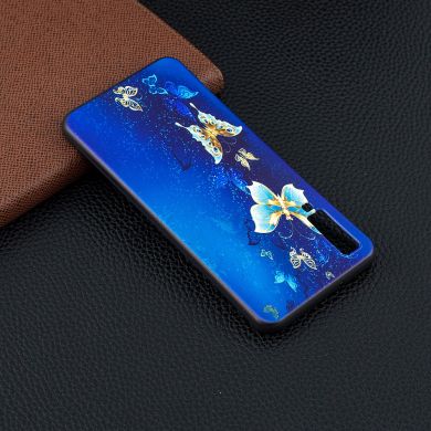 Силиконовый (TPU) чехол UniCase Color Style для Samsung Galaxy A7 2018 (A750) - Butterfly Pattern