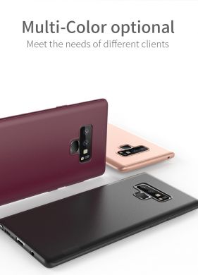 Силиконовый (TPU) чехол X-LEVEL Matte для Samsung Galaxy Note 9 (N960) - Wine Red