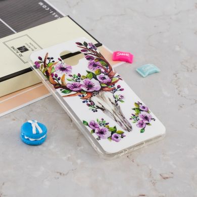 Силиконовый (TPU) Deexe LumiCase для Samsung Galaxy J6 2018 (J600) - Flowered Elk