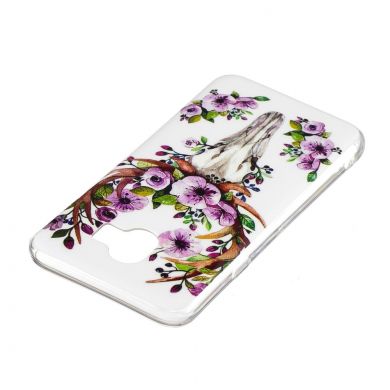 Силиконовый (TPU) Deexe LumiCase для Samsung Galaxy J6 2018 (J600) - Flowered Elk