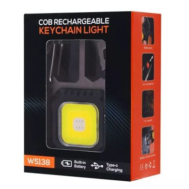 Светодиодный фонарик Reframe W5138 Type-C (500mAh) - Black