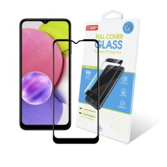 Защитное стекло Global Full Glue для Samsung Galaxy A03s (A037) - Black