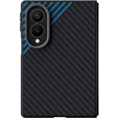 Захисний чохол ABEEL Carbon Fiber Case для Samsung Galaxy Fold 8 - Black / Blue