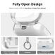 Захисний чохол AHASTYLE Crystal Split для Samsung Galaxy Buds 4 / Buds 4 Pro - Transparent Grey