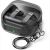 Захисний чохол AHASTYLE Crystal Split для Samsung Galaxy Buds 4 / Buds 4 Pro - Transparent Grey