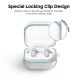 Захисний чохол AHASTYLE Crystal Split для Samsung Galaxy Buds 4 / Buds 4 Pro - Transparent Grey