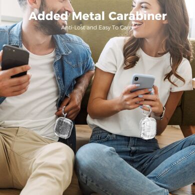Защитный чехол AHASTYLE WG162 для Samsung Galaxy Buds 3 / Buds 3 Pro - Transparent Black