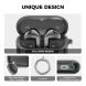 Защитный чехол AHASTYLE WG162 для Samsung Galaxy Buds 3 / Buds 3 Pro - Transparent Black. Фото 2 из 7