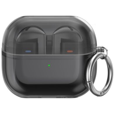 Защитный чехол AHASTYLE WG162 для Samsung Galaxy Buds 3 / Buds 3 Pro - Transparent Black