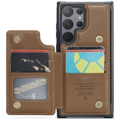 Защитный чехол CaseMe C22 Series для Samsung Galaxy S22 Ultra (S908) - Brown
