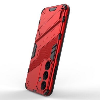 Захисний чохол Deexe Bibercas для Samsung Galaxy S24 - Red