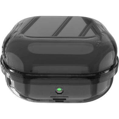 Защитный чехол Deexe Clear Guard для Samsung Galaxy Buds 4 / Buds 4 Pro - Black