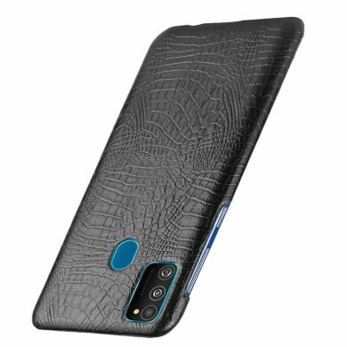 Захисний чохол Deexe Croco Style для Samsung Galaxy M30s (M307) / Galaxy M21 (M215) - Black