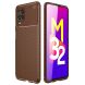 Защитный чехол Deexe Fusion для Samsung Galaxy M32 (M325) - Brown. Фото 1 из 8